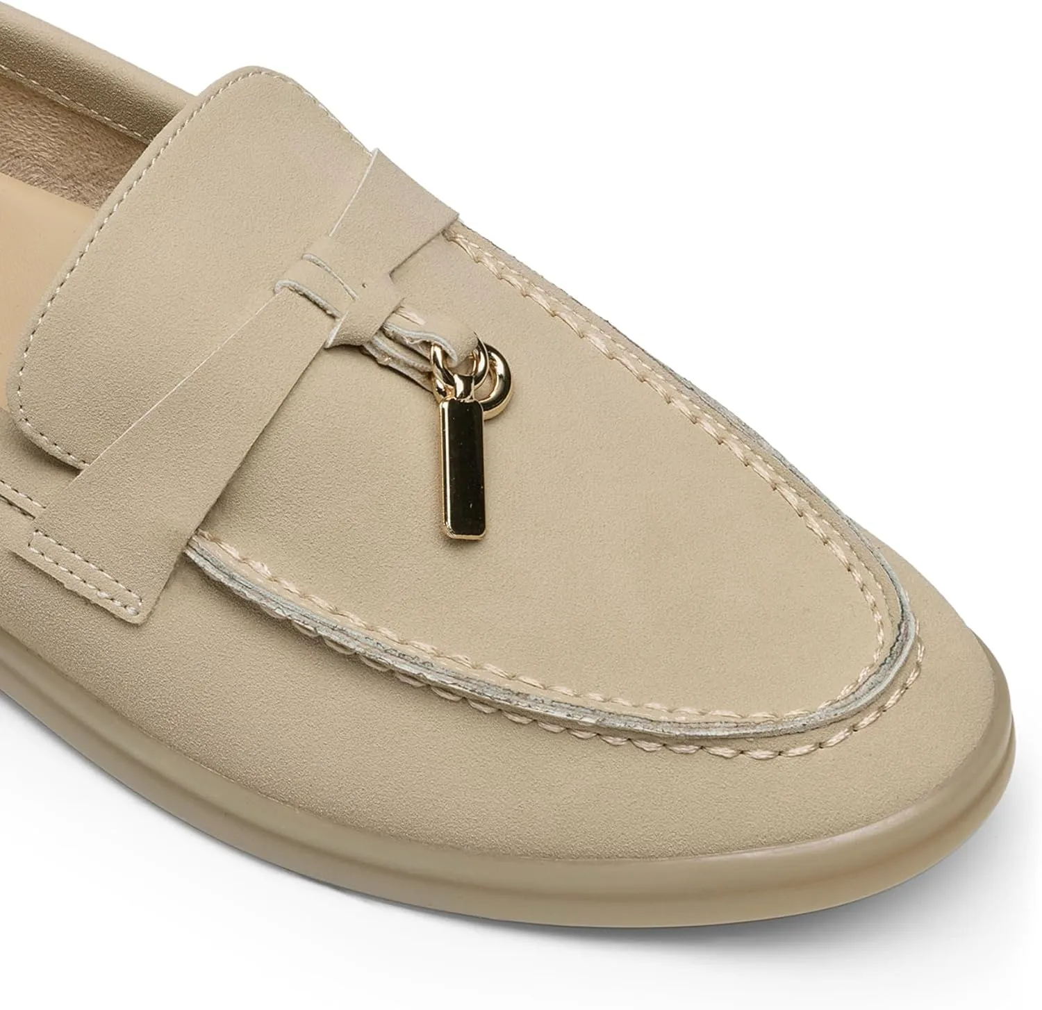 DREAM PAIRS Women's Loafers Suede Loafer Slip-on Comfortable Casual Dressy Business Work Shoes with Arch Support