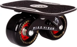 Drift Board Split Skateboard with Anti-Slip Deck Aluminum Alloy Portable Wheels for Easy Commuting for Fitness and Balance Training