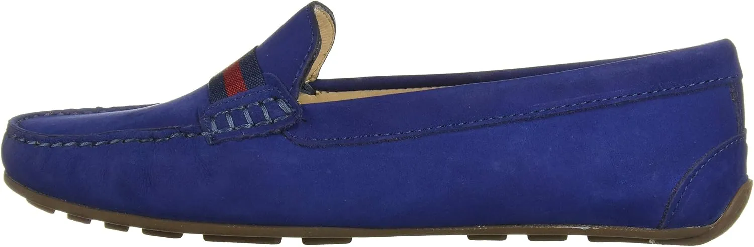 Driver Club USA Women's Leather Made in Brazil Grow Gain Ribbon Detail Driver Moc Loafer