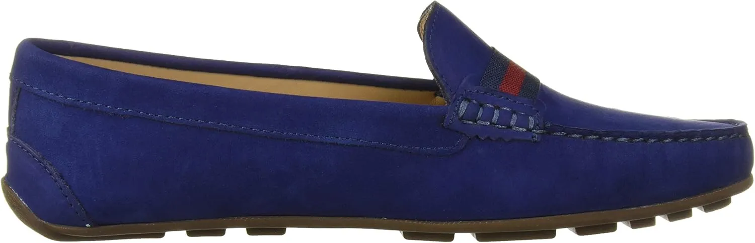 Driver Club USA Women's Leather Made in Brazil Grow Gain Ribbon Detail Driver Moc Loafer