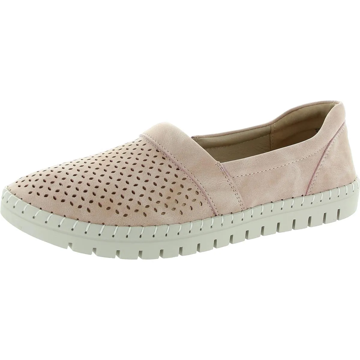 Easy Street Womens Wesleigh Faux Leather Slip-On Slip-On Sneakers