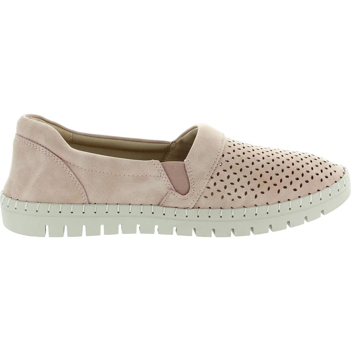 Easy Street Womens Wesleigh Faux Leather Slip-On Slip-On Sneakers