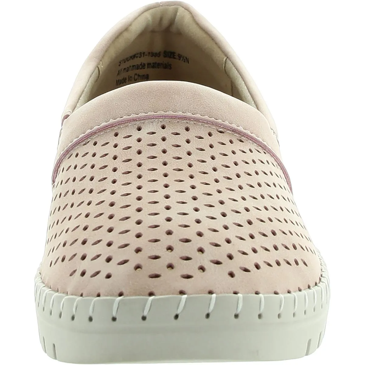 Easy Street Womens Wesleigh Faux Leather Slip-On Slip-On Sneakers
