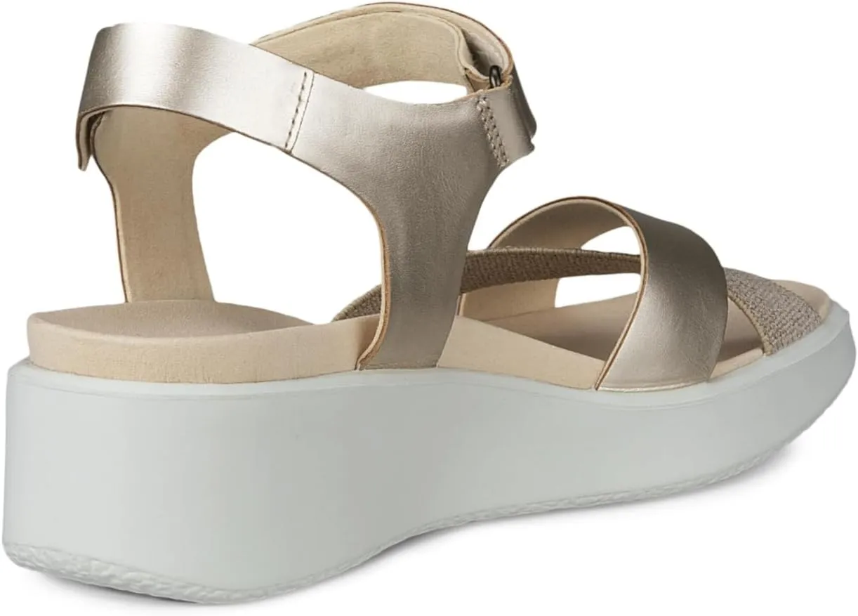 ECCO Women's Flowt Wedge Luxury Crossband Sandal