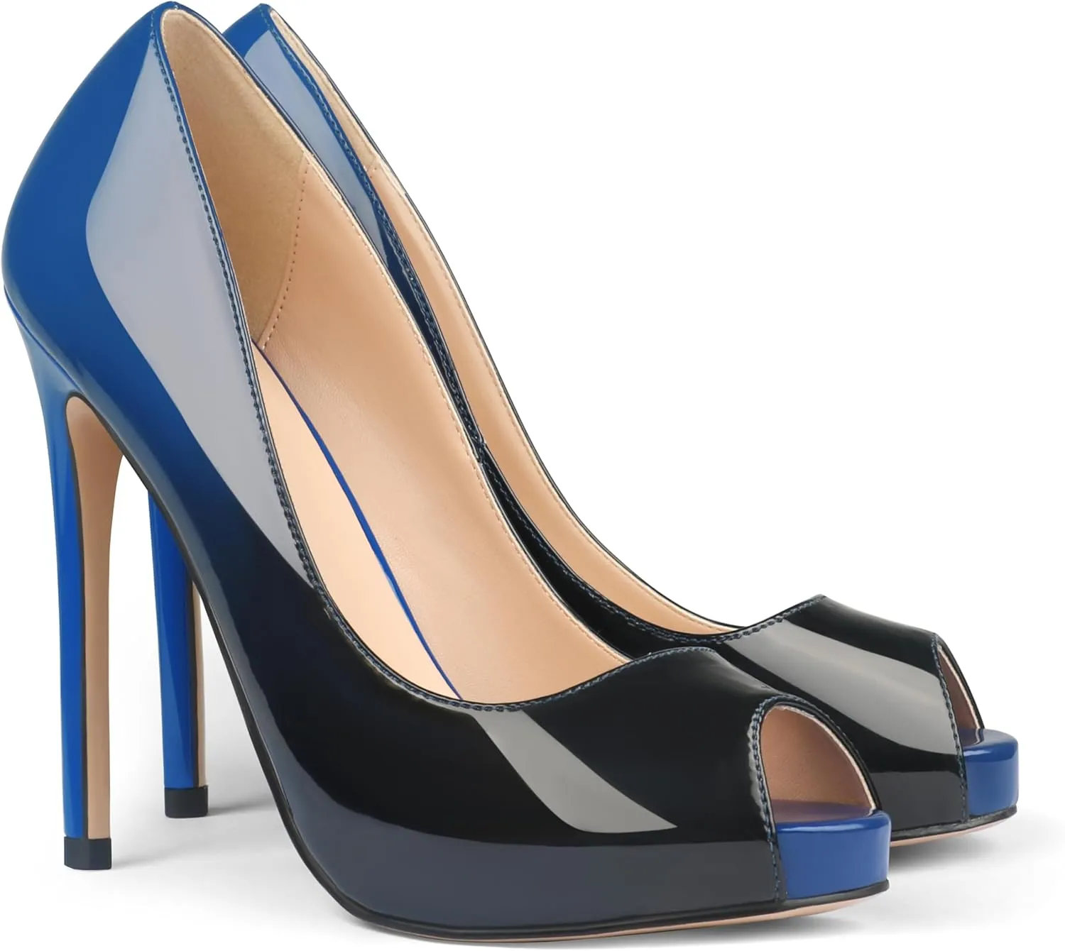 Eithy Women's Thin High Heels Pumps Platforms Shoes for Party Daily Wears