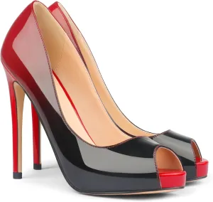 Eithy Women's Thin High Heels Pumps Platforms Shoes for Party Daily Wears