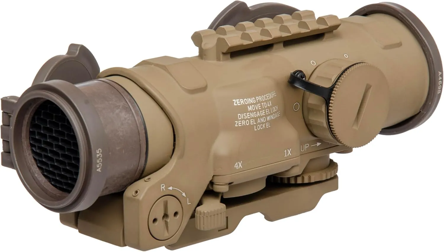 ELCAN Specter DR Dual Role Optical Sight 1x/4 with 3MOA XOPTEK Micro Reflex Sight
