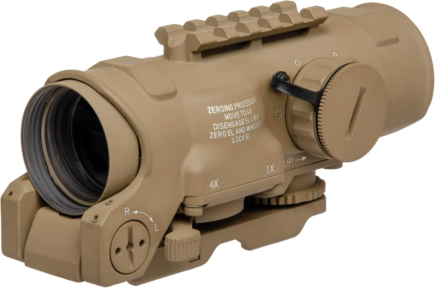 ELCAN Specter DR Dual Role Optical Sight 1x/4 with 3MOA XOPTEK Micro Reflex Sight