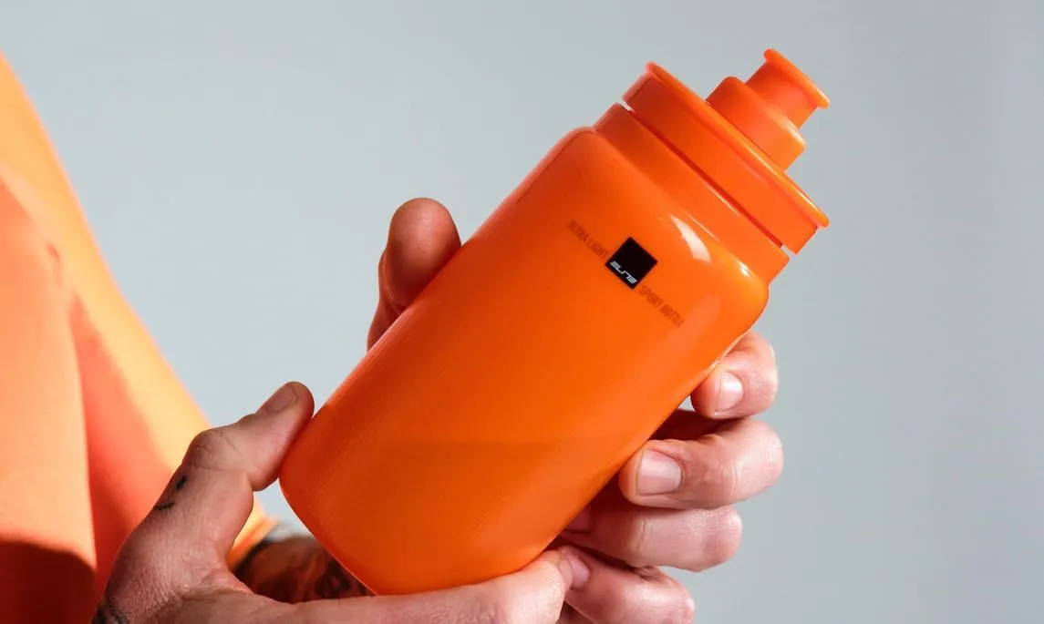 Elite Fly Water Bottle - Lightweight and Ergonomic for Cyclists, 950ml, Clear