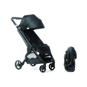 Ergobaby Metro  Compact Baby Stroller, Lightweight Umbrella Stroller Folds Down for Overhead Airplane Storage (Carries up to 50 lbs), Car Seat Compatible, Black