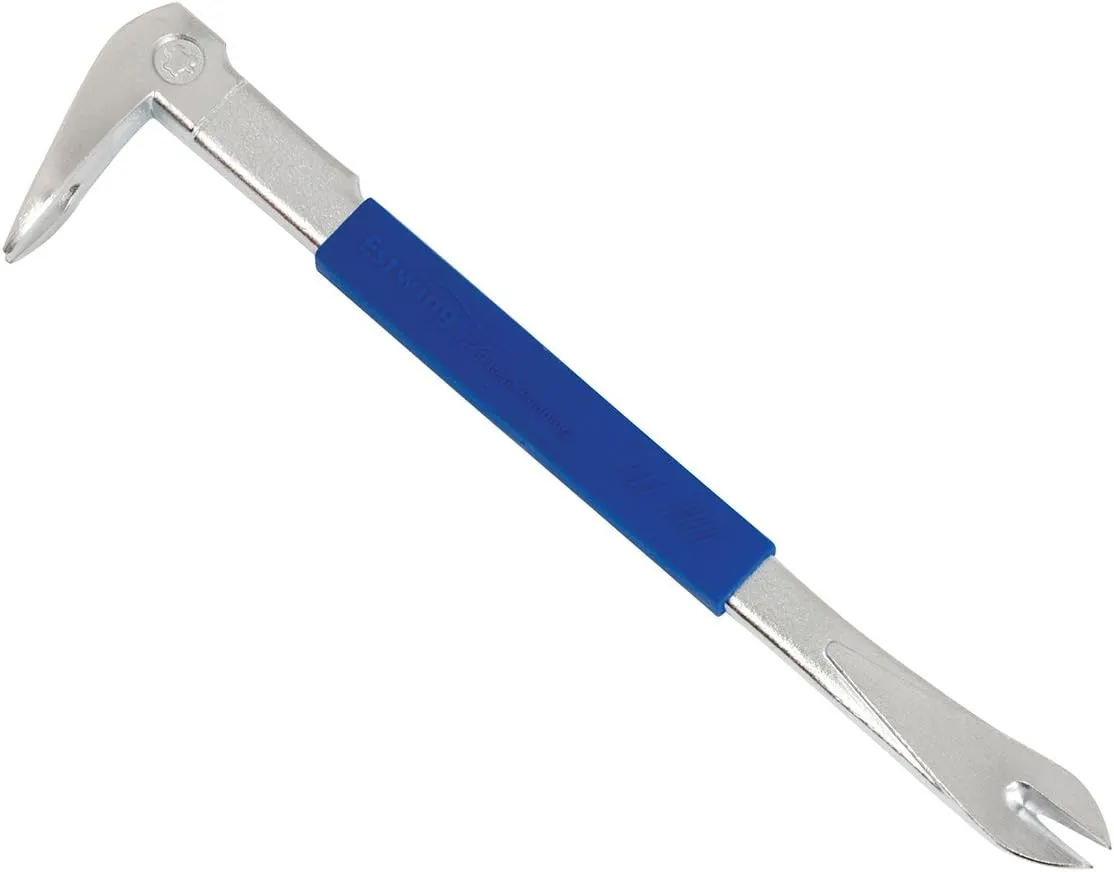 ESTWING Pro Claw Nail Puller - 14" Pry Bar with Forged Steel Construction & No-Slip Cushion Grip - PC360G