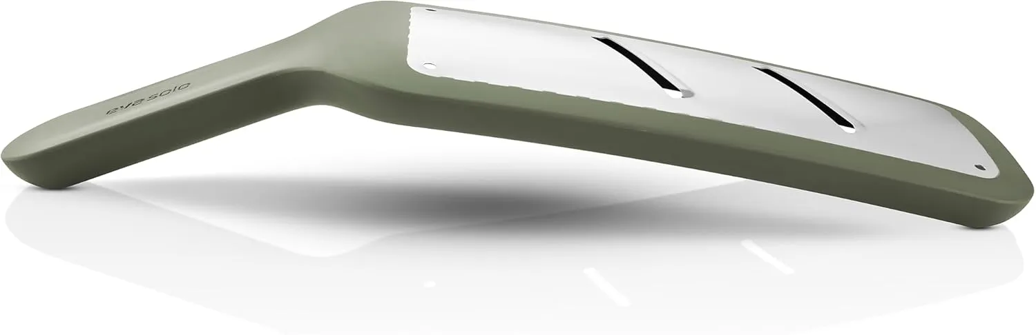 EVA SOLO | Green tools grater slicer | Anti-slip rubber feet for stability on a chopping board or in a bowl | Danish Design & Functionality | Green