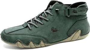 Explorer Waterproof Lightweight Unisex Outdoor Shoes for Hiking Camping & Driving Shoes High Top Chukka Boots Non-Slip Breathable Women&Men Italian Handmade Sports Shoe