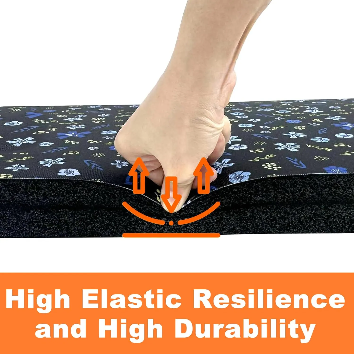 Extra Thick Kneeling Pad — Heavy Duty, Extra Large Foam Kneeler Mat for Gardening,Bathing Baby, Workout Supplies,Water & Dirt Resistant, Lightweight, DK Blue