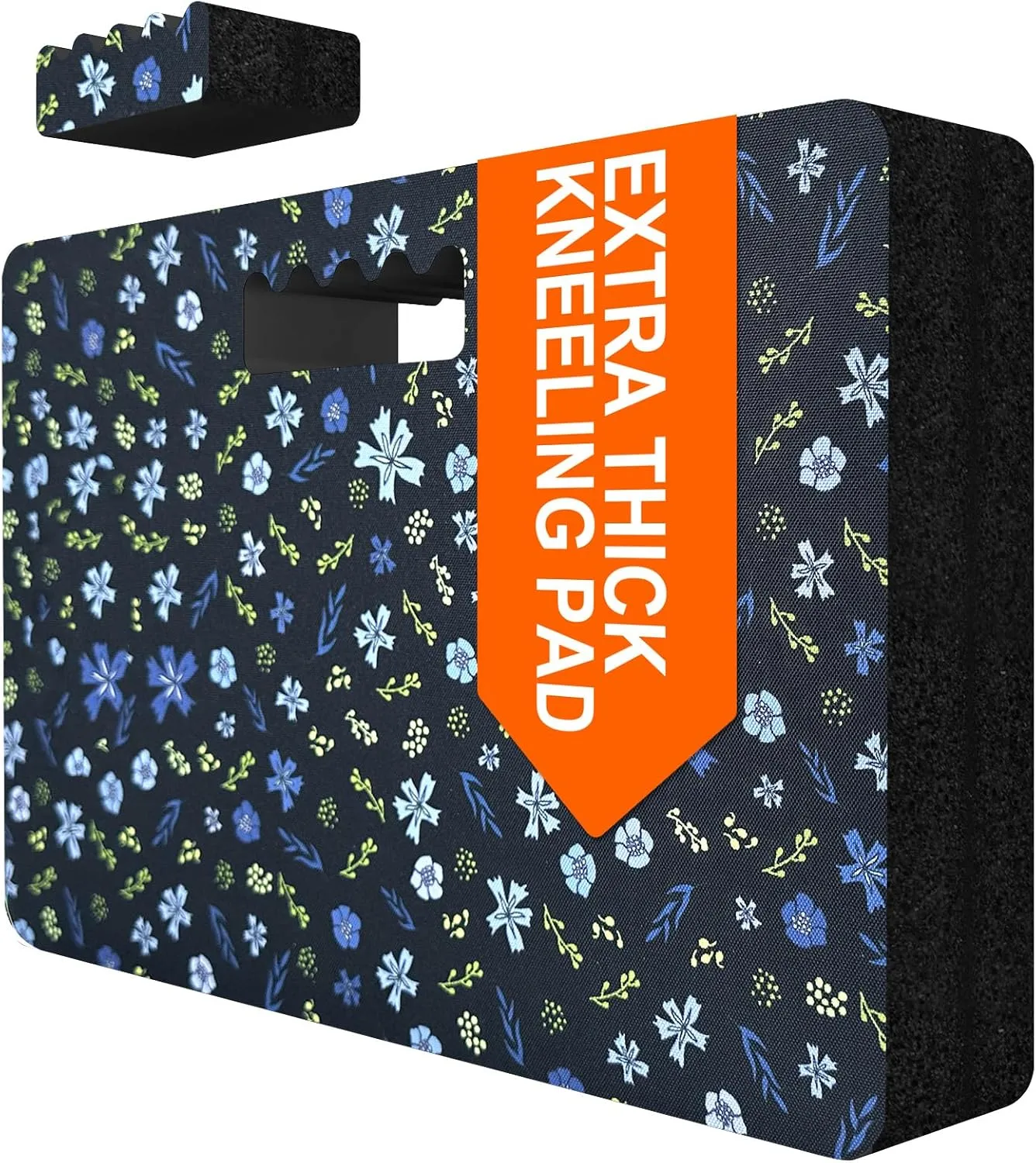 Extra Thick Kneeling Pad — Heavy Duty, Extra Large Foam Kneeler Mat for Gardening,Bathing Baby, Workout Supplies,Water & Dirt Resistant, Lightweight, DK Blue