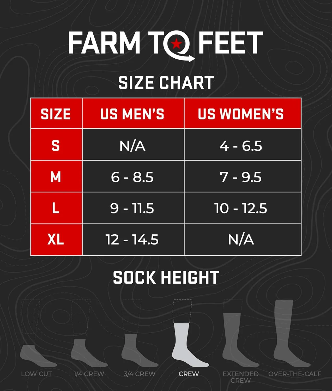 Farm to Feet Unisex Boston Lightweight Crew Merino Wool Socks