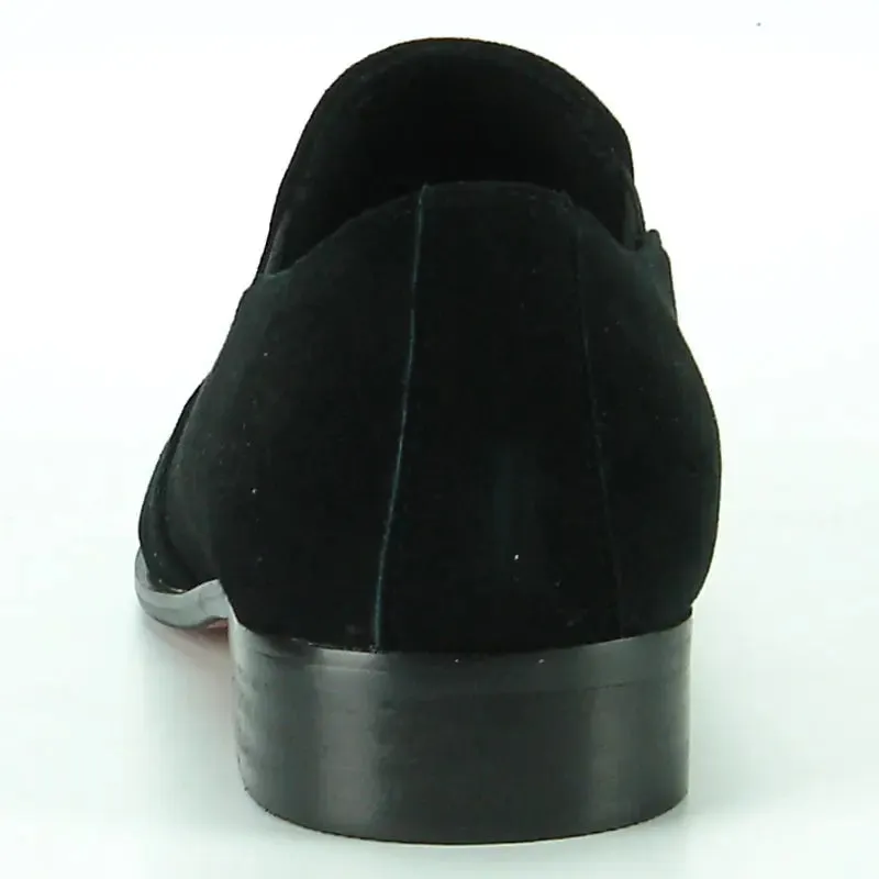 Fiesso FI-7085 Black Loafers