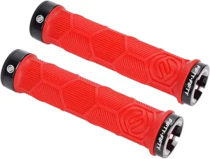 FIFTY-FIFTY Double Lock-On Mountain Bike Grips, Bicycle Handlebar Locking Grips, Non-Slip MTB Handle
