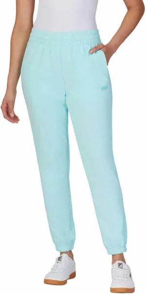 Fila Womens French Terry Jogger (US, Alpha, Medium, Regular, Regular, Blue Tint)