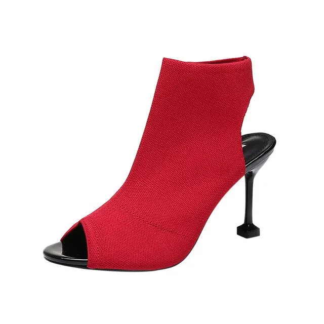 Fish Mouth thin high heel Sandal