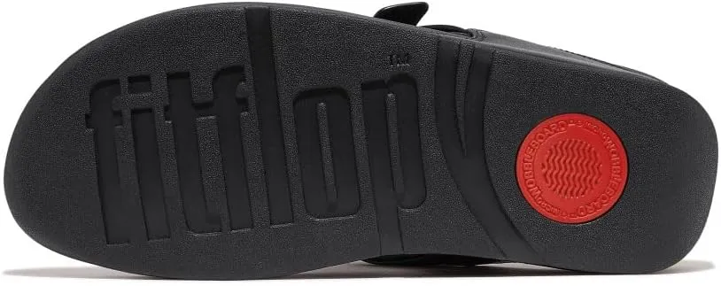 FitFlop Women's Lulu Folded-Knot Leather Toe-Post Sandals Wedge