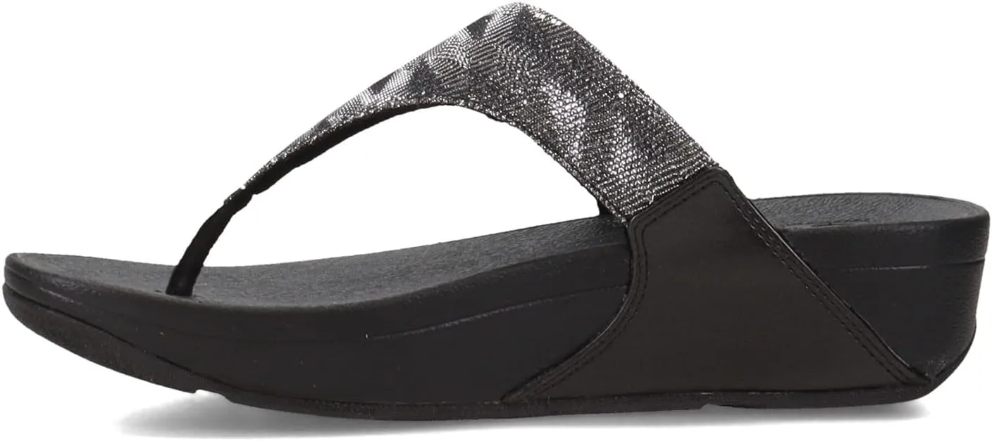 FitFlop Womens ThongLULU Glitz Toe-Post Sandals