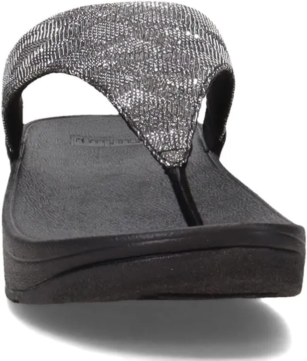 FitFlop Womens ThongLULU Glitz Toe-Post Sandals