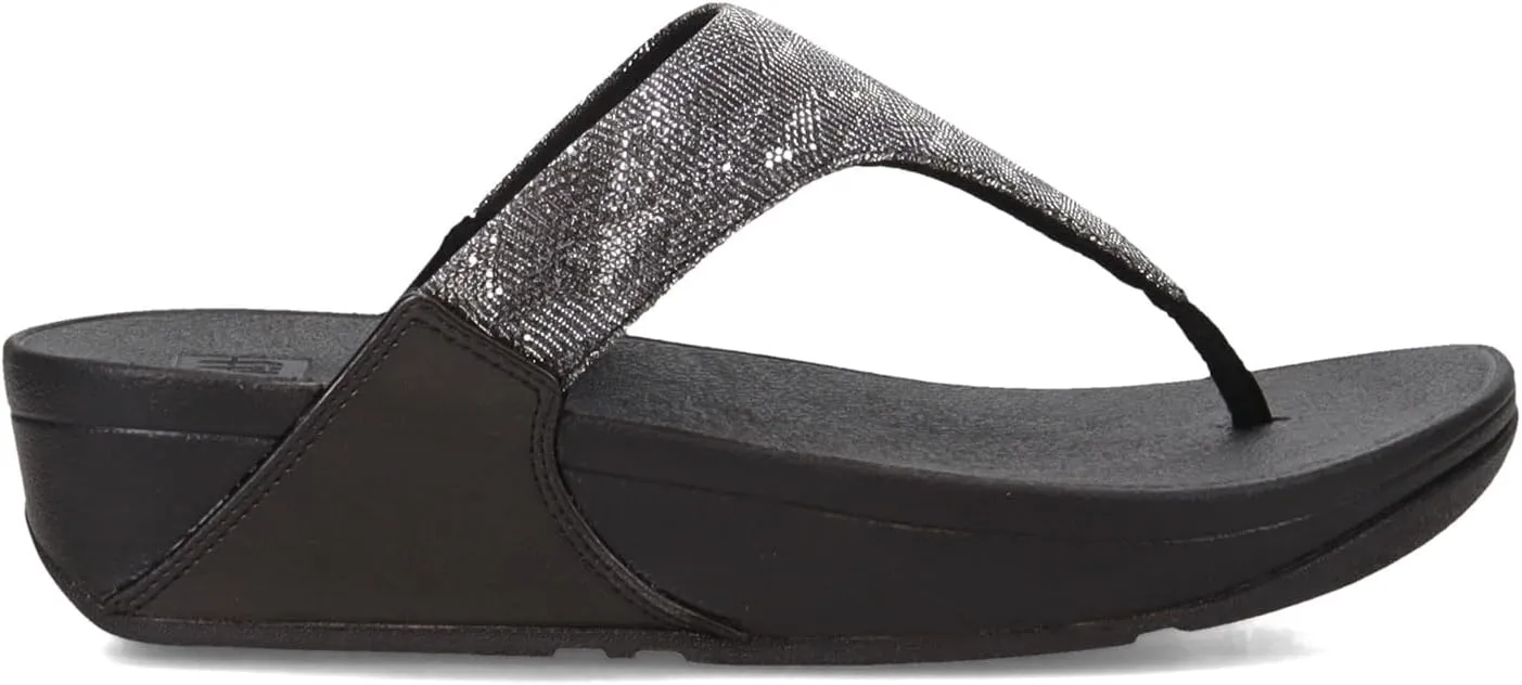 FitFlop Womens ThongLULU Glitz Toe-Post Sandals