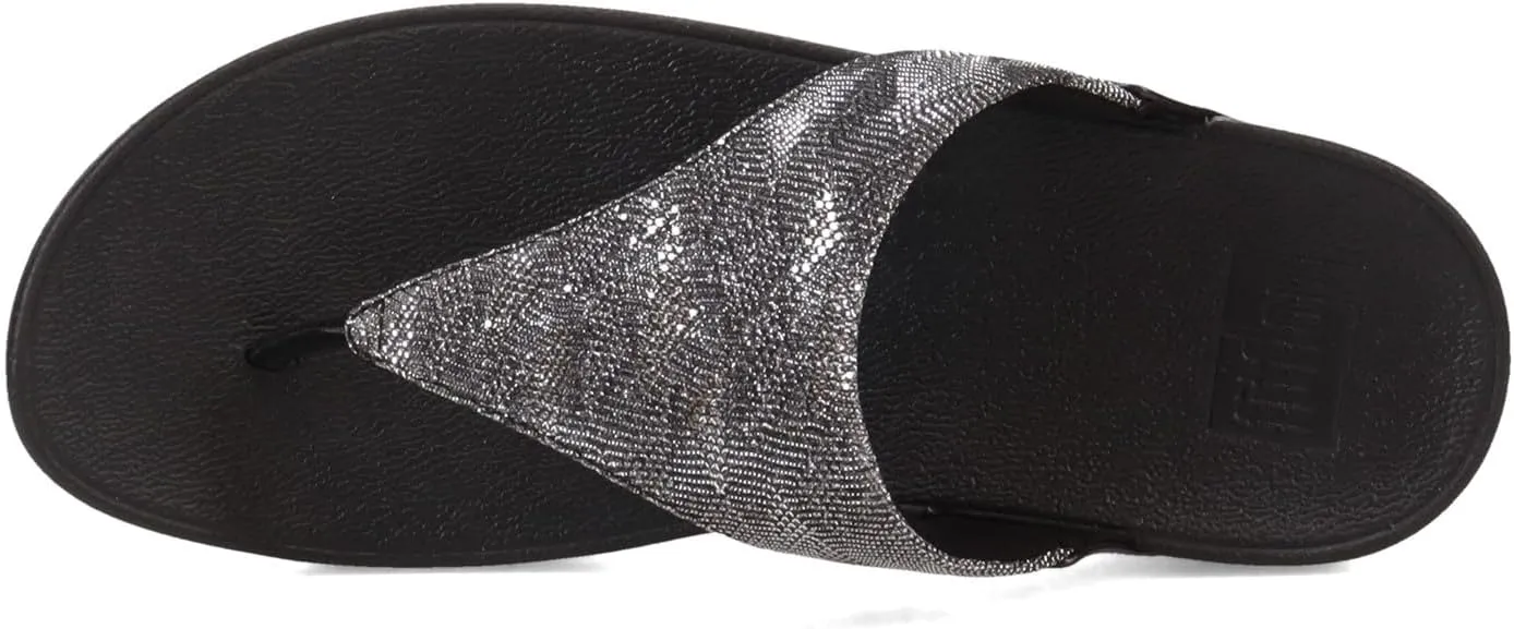 FitFlop Womens ThongLULU Glitz Toe-Post Sandals