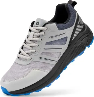 FitVille Extra Wide Sneakers for Men with Wide Toe Box Lightweight Running Shoes for Diabetic Men, Flat Feet, Heel Pain & Plantar Fasciitis Relief