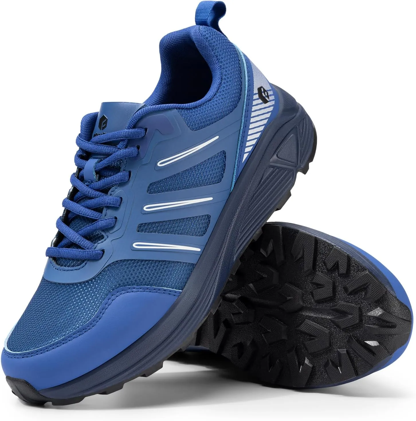 FitVille Wide Toe Box Sneakers for Men - Lightweight, Breathable Running Shoes for Diabetic Men, Flat Feet, Heel Pain & Plantar Fasciitis Relief
