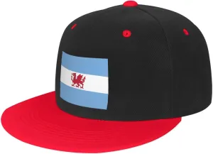 Flag of The Welsh Colony in Patagonia Baseball Cap for Men Women Snapback Hat Adjustable Flat Bill Hats