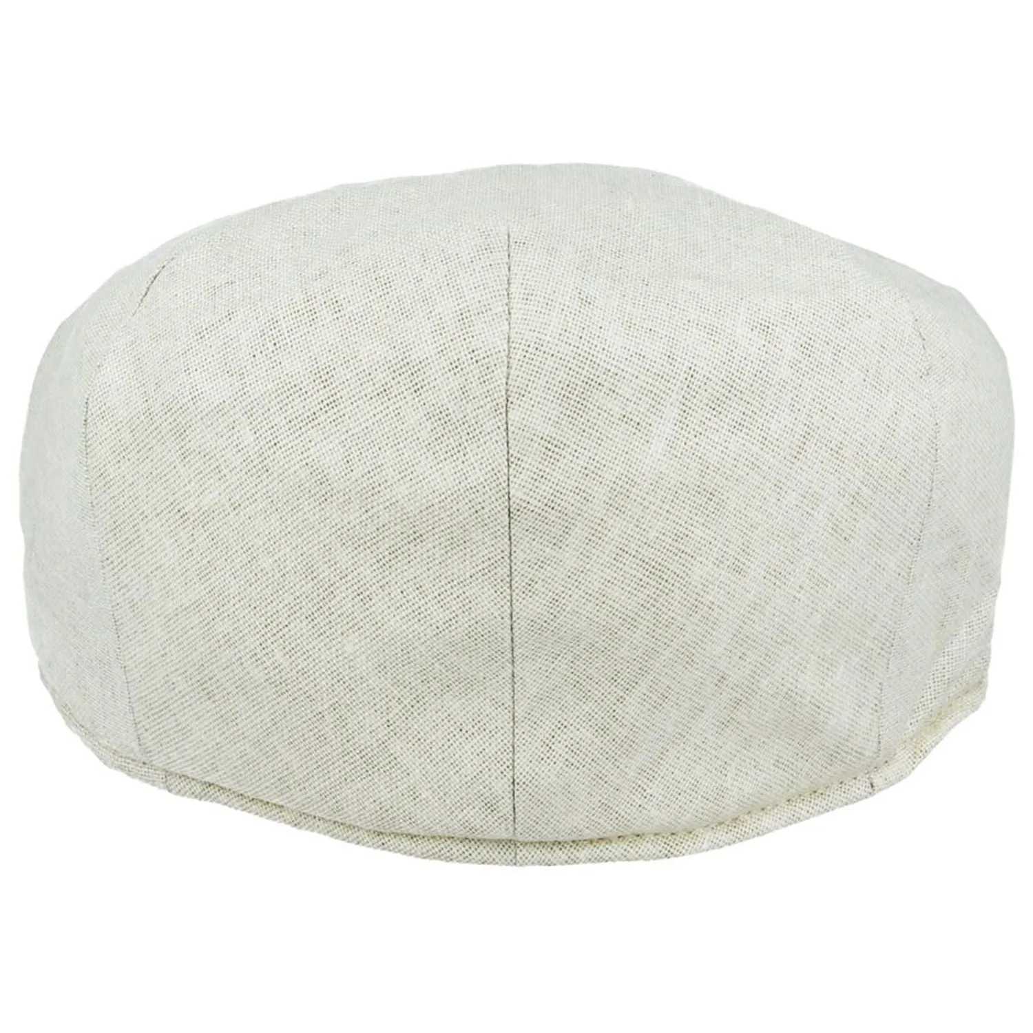Flat Cap - Lightweight Sun Hat In Cream, Blue - Maz
