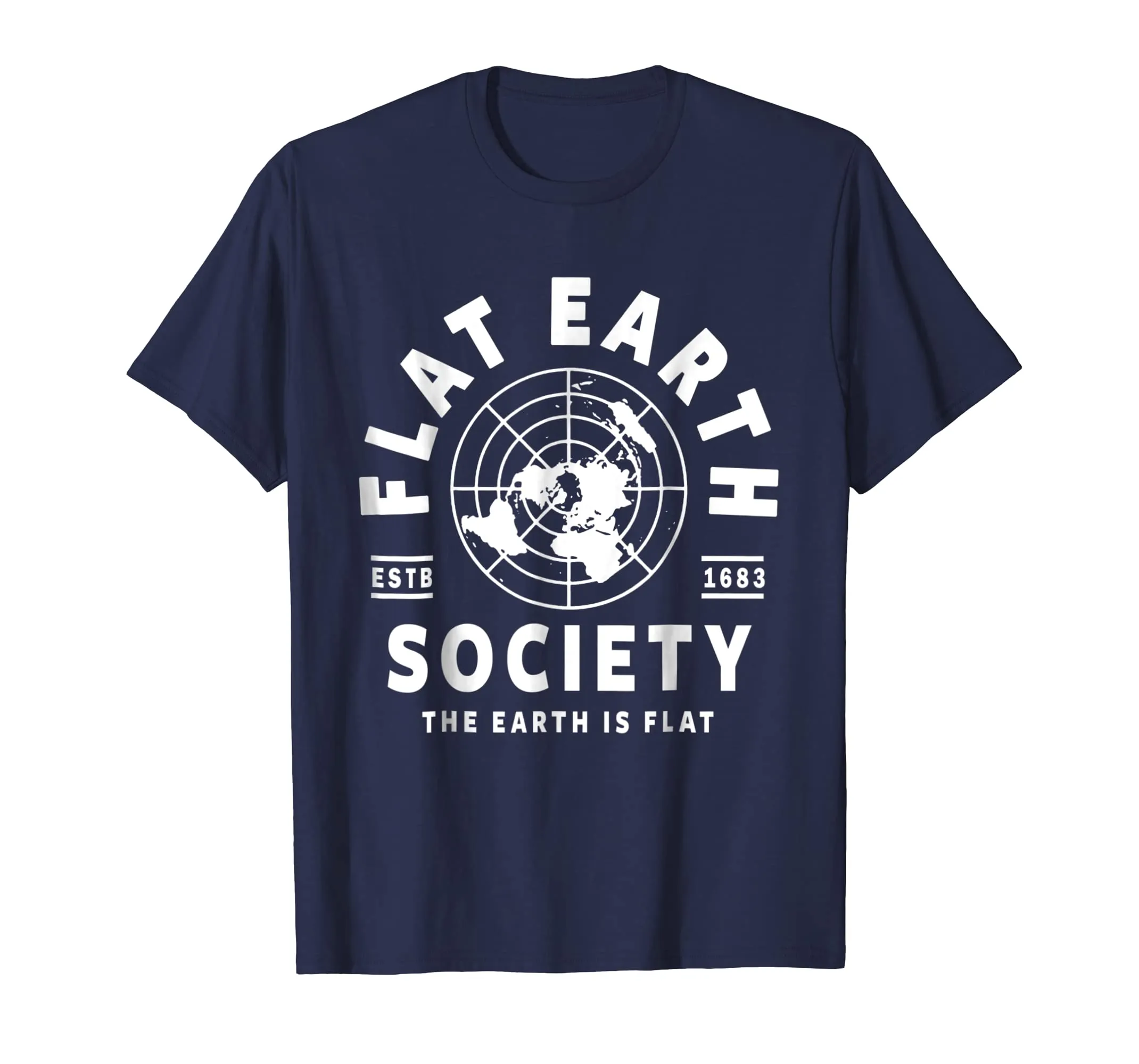 Flat Earth Shirt, Flat Earth Society T-Shirt, Flat Earther