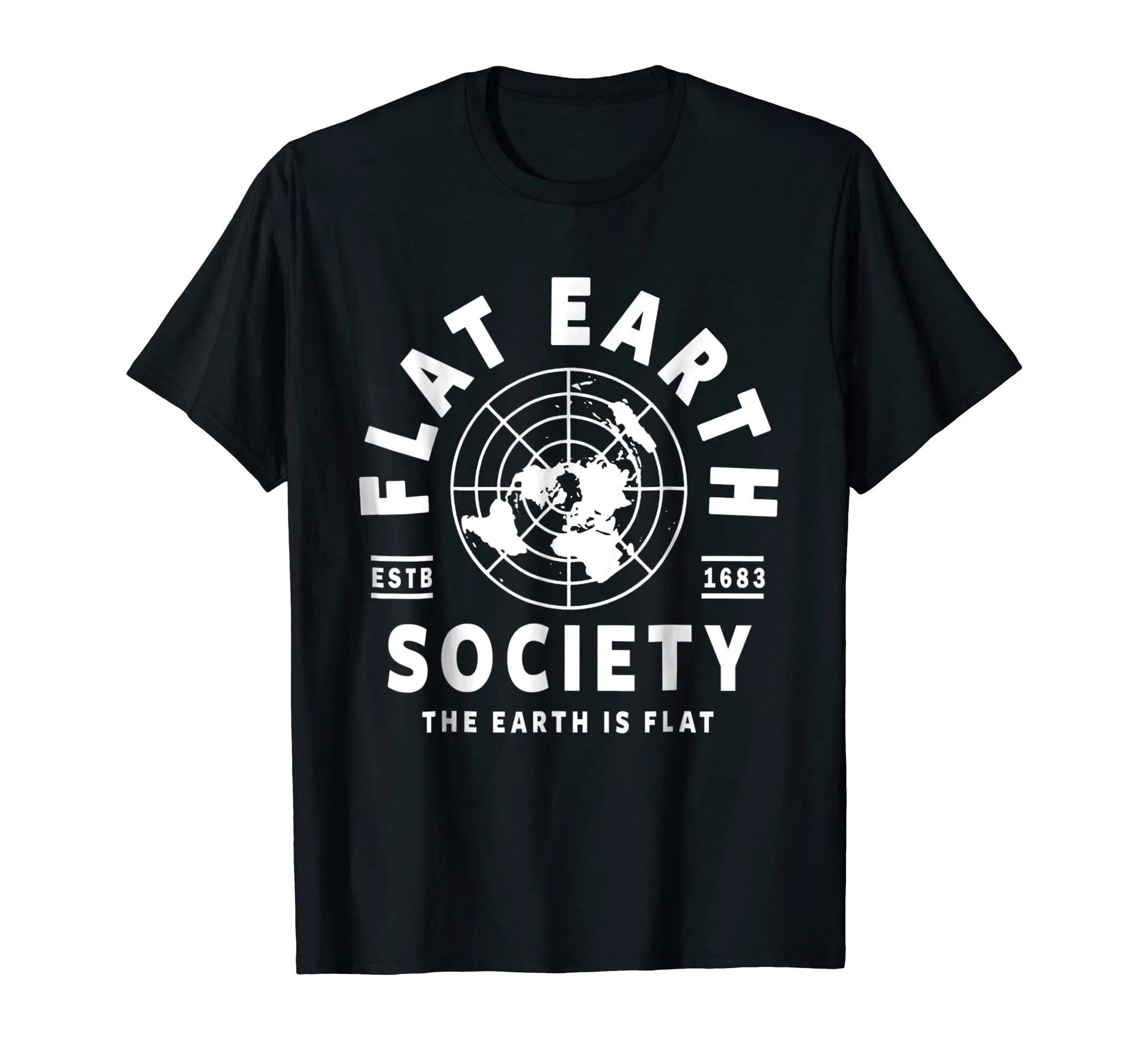 Flat Earth Shirt, Flat Earth Society T-Shirt, Flat Earther