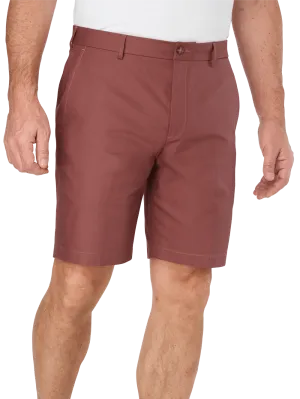 Flat Front Lightweight Impeccable Shorts - Rose