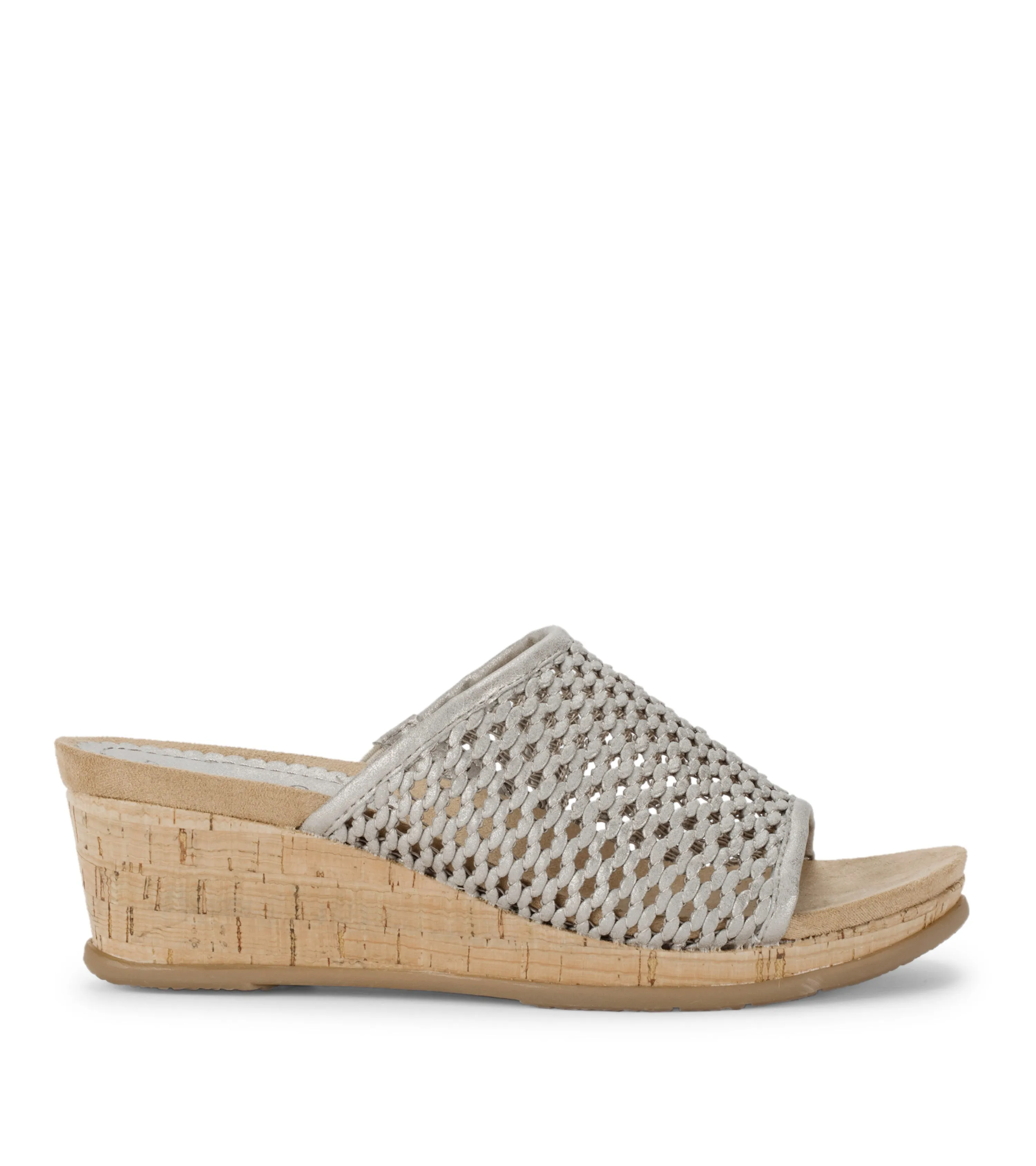 Flossey Wedge Slide Sandal
