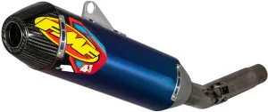 FMF Racing Factory 4.1 RCT Slip-On - Blue Anodized - Carbon Fiber Endcap 045648