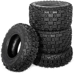 FORERUNNER Sport ATV Tires 21x7-10 & 20X10-9 6PR ATV UTV Go Kart All-Terrain Off-Road Tire Tubeless Tires (Pack of 4)