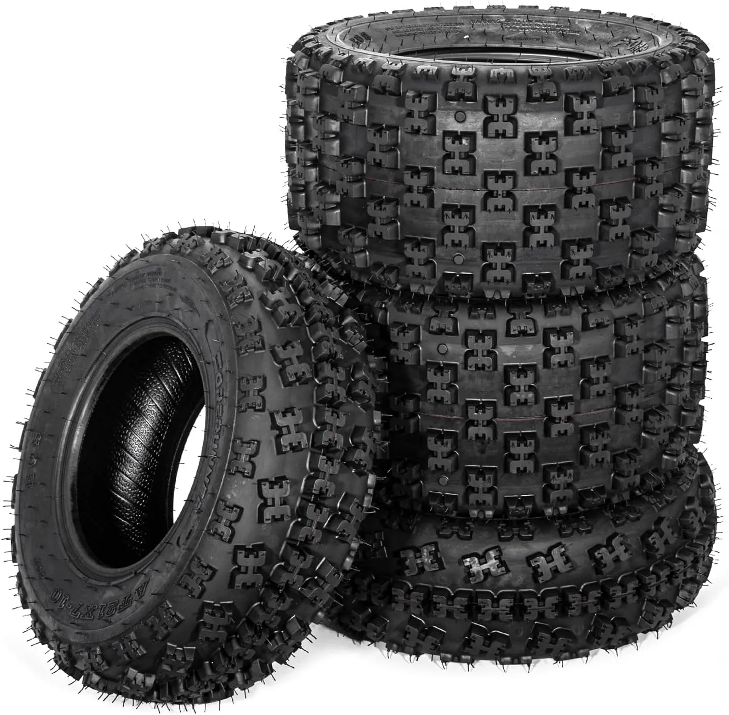 FORERUNNER Sport ATV Tires 21x7-10 & 20X10-9 6PR ATV UTV Go Kart All-Terrain Off-Road Tire Tubeless Tires (Pack of 4)