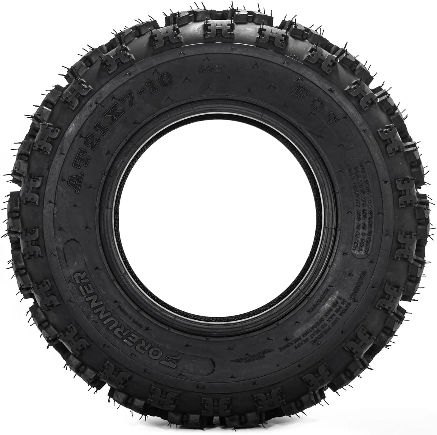 FORERUNNER Sport ATV Tires 21x7-10 & 20X10-9 6PR ATV UTV Go Kart All-Terrain Off-Road Tire Tubeless Tires (Pack of 4)