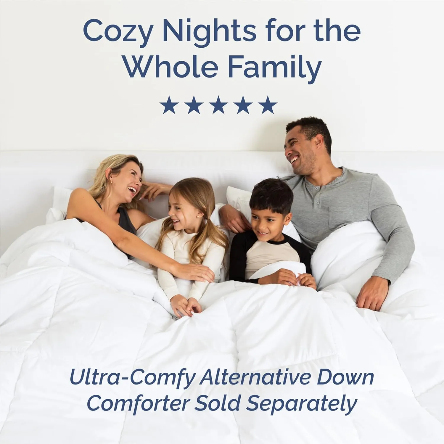 Full Size 4 Piece Sheet Set - Comfy Breathable & Cooling Bed Sheets Set - Hotel Luxury Bedding for Women, Men, Kids, Teens, Boys & Girls - Deep Pockets, Ultra-Soft and Wrinkle Free - Oeko-Tex - White