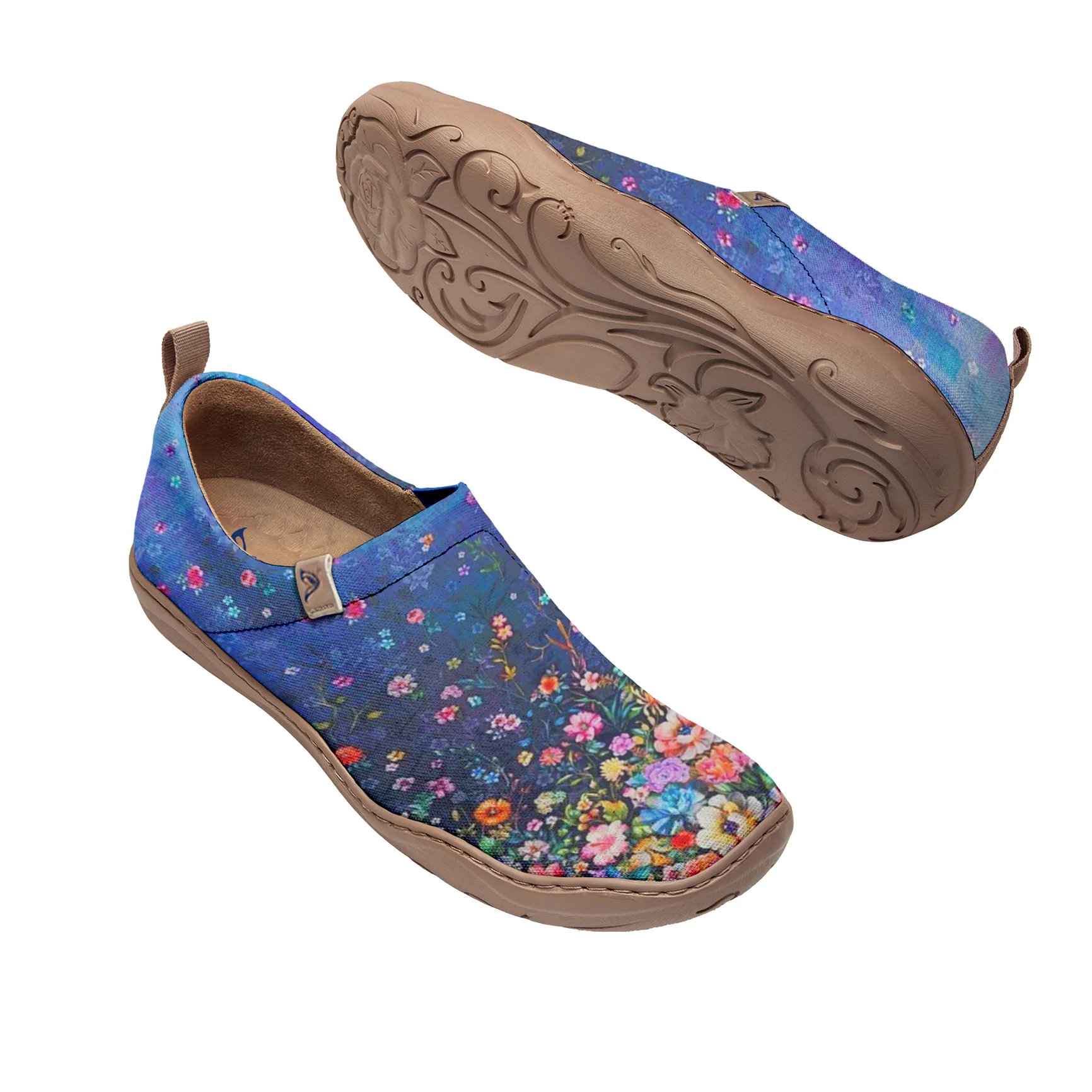 Galaxy Flower Sea Slip-On