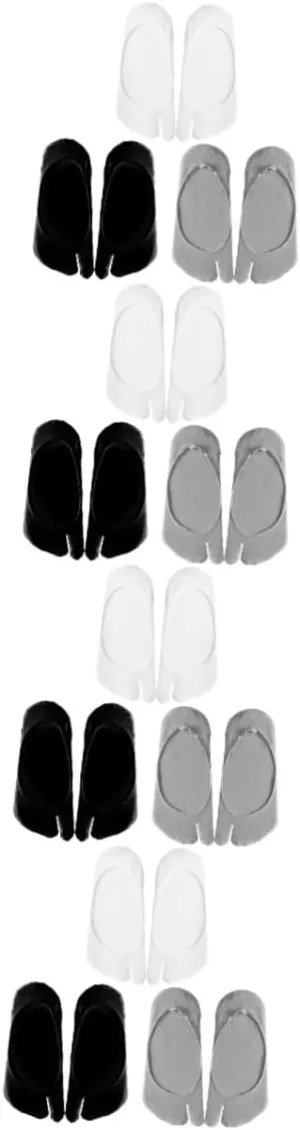 GALPADA Tabi Socks Women Crew Socks Mens Split Toe Sandal Socks Toe Separator Socks for Women Thin Socks Women