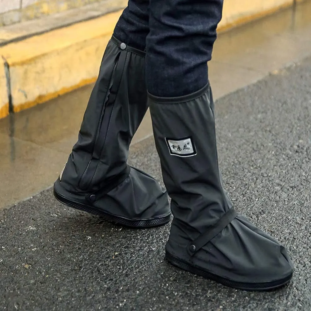 Garneck Waterproof Slip-on Shoe Covers Boot Protectors for Men Women Skidproof Easy Storage for Travel