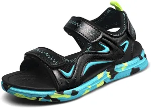 GEXECEUSS Kids Sports Sandals Outdoor Athletic Casual Walking Sandals Boys Girls Beach Sandal Summer Water Shoes for Little Kid/Big Kid