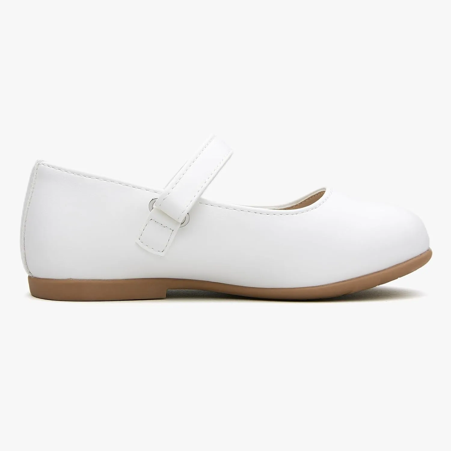 Girl Mary Jane Ballerina Flat Dress Shoe for Toddler Little Kid