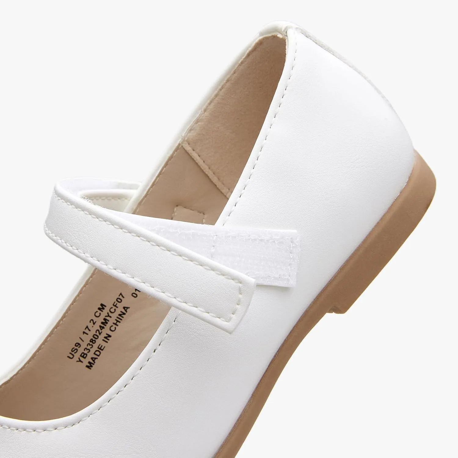 Girl Mary Jane Ballerina Flat Dress Shoe for Toddler Little Kid