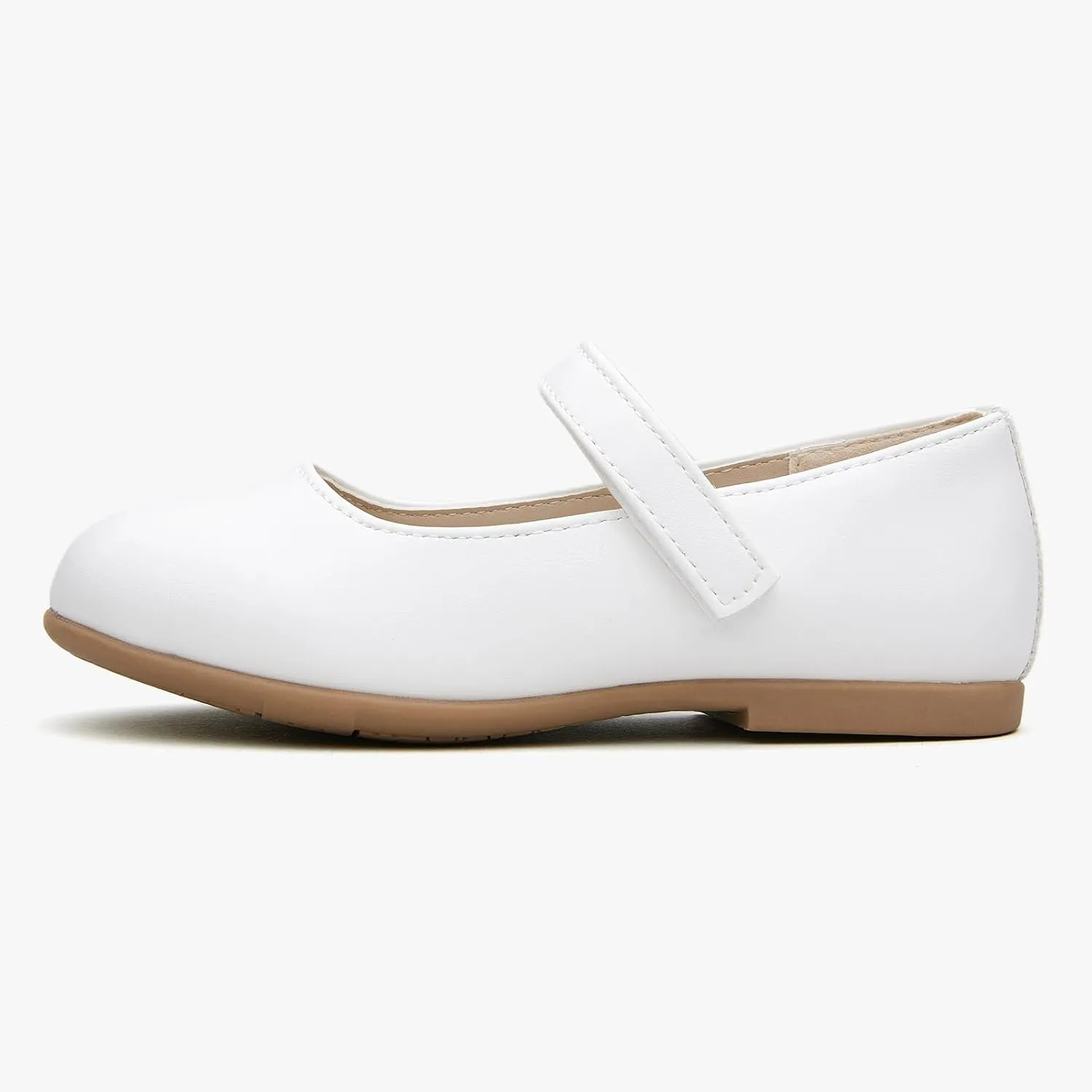 Girl Mary Jane Ballerina Flat Dress Shoe for Toddler Little Kid