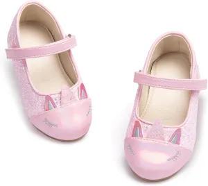 Girls Dress Shoes Ballet Mary Jane Flat Toddler Kid Bow Party Shoes